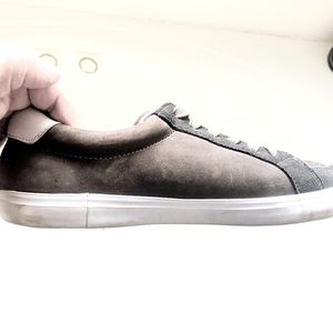 Aston Grey suede sneakers